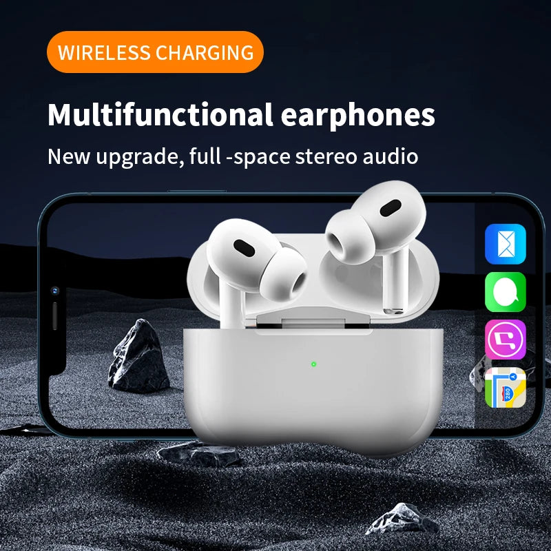 Airs Pod Wireless Bluetooth Earphones High-Fidelity Stereo Sound Quality and Long Battery Life Music Earbuds for iPhone Xiaomi