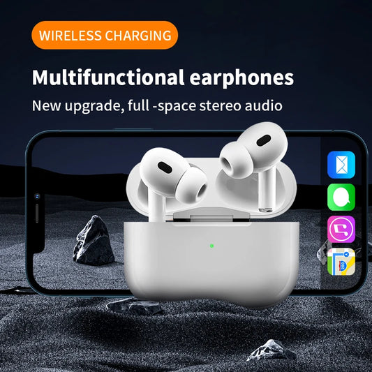 Airs Pod Wireless Bluetooth Earphones High-Fidelity Stereo Sound Quality and Long Battery Life Music Earbuds for iPhone Xiaomi